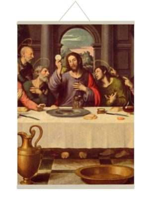 Last Supper Canvas Scroll