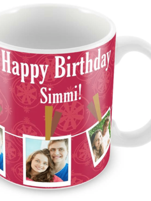 Romantic Multi pic Photo Mug