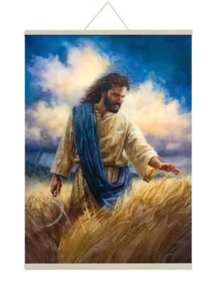 Savior Lord Jesus Canvas Scroll