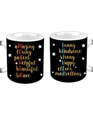 Starry Beautiful Mother Father Definition Couple Coffee Mug