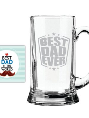 Starry Best Dad Ever Beer Mug