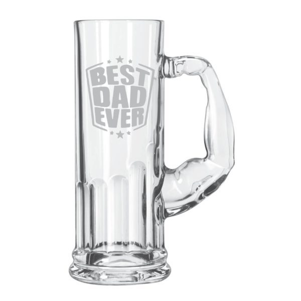 Bowtie Best Dad Beer Mug