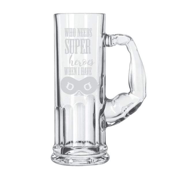 Bowtie Best Dad Beer Mug