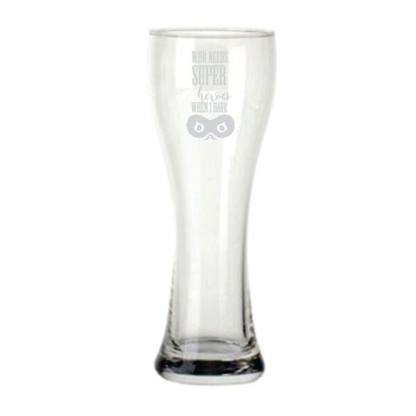 Best Dad in the World Beer Pilsner Glass