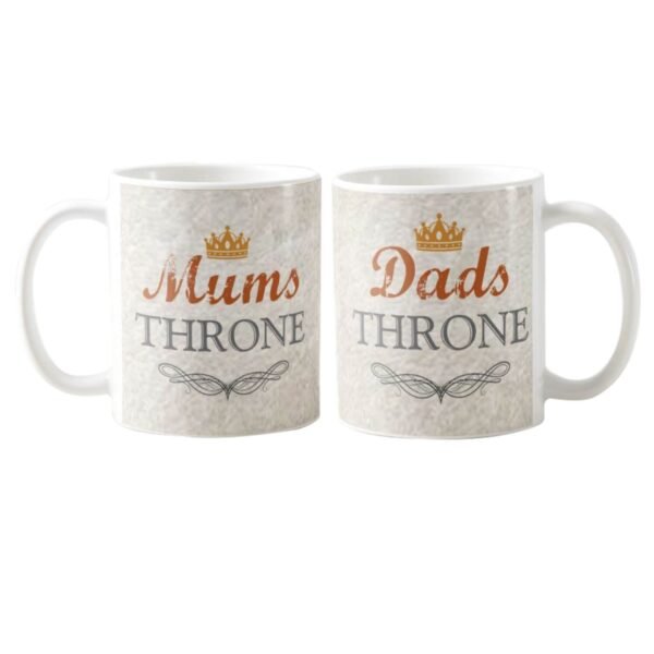 Throne Mom Dad Couple Coffee Mug