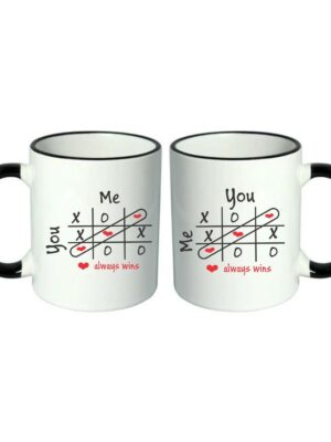 Tic Tac Toe Couple Mugs