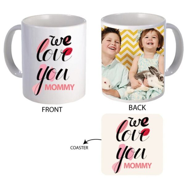 Personalized We Love You Mommy Photo Mug