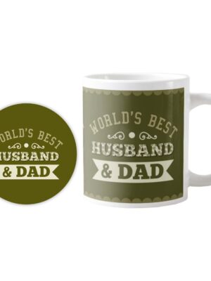 Worlds Best Husband and Dad Mug