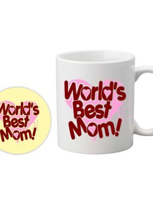 Heart Worlds Best Mom Mug