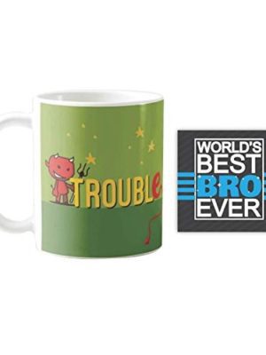 Brother Double Trouble Quote Printed Mug