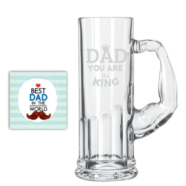 Bowtie Best Dad Beer Mug