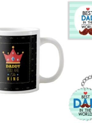 You are King Daddy Combo Set of 3 - Mug, Coaster, Keychain