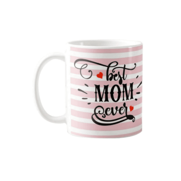 Gifts for Mom, Floral Best Mom Ever Mug