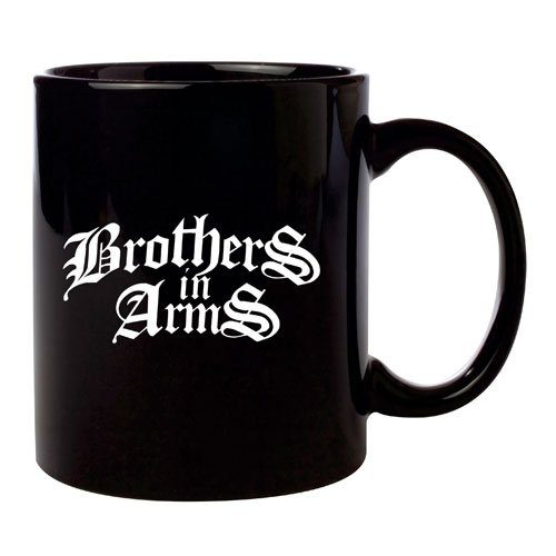 Brothers in Arms Black Mug