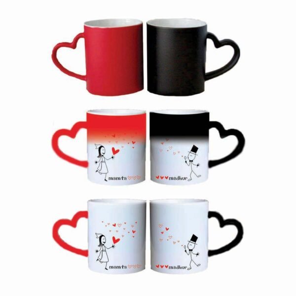 Blown Away By Love Lover Couple Mugs