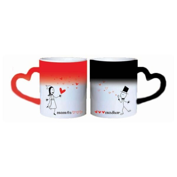 Blown Away By Love Lover Couple Mugs