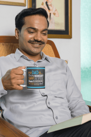 Handsome Cool Dad Combo Set of 3 - Mug, Coaster, Keychain