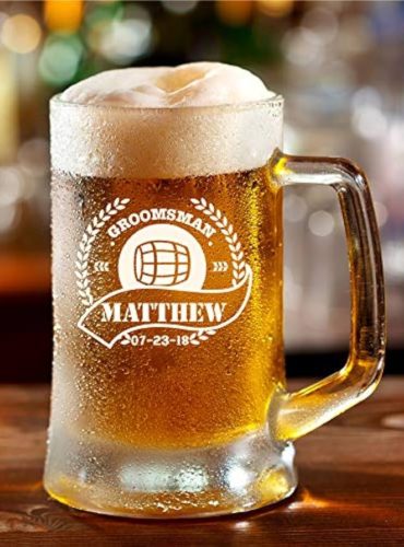 custom engraved beer mug