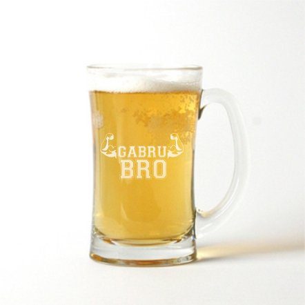 Engraved Gabru Beer Mug