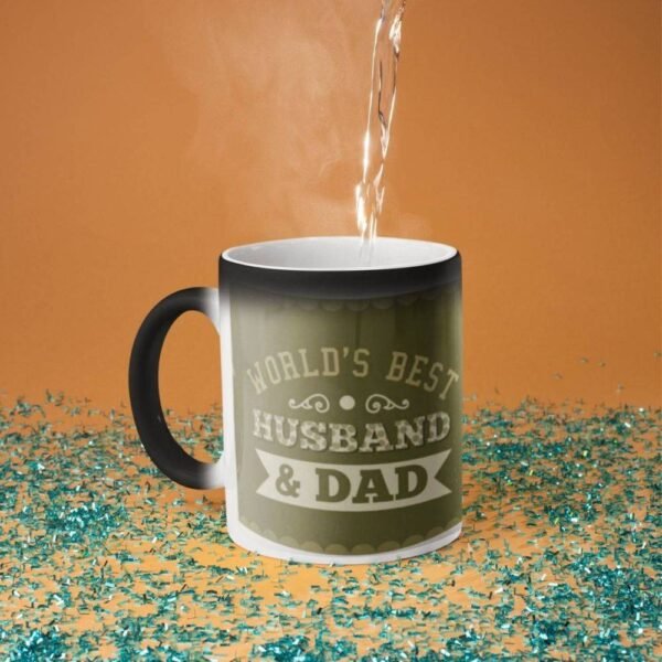 Worlds Best Dad Husband Combo Set of 3 - Mug, Coaster, Keychain