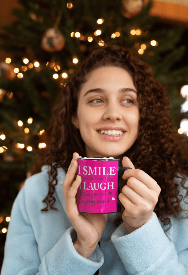 Funny Teasing I Smile I Laugh Sister Magic  Mug