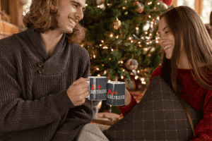 A+ Boyfriend Girlfriend Couple Coffee Mug