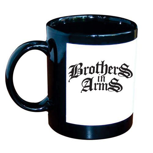 Brothers in Arms Black Mug