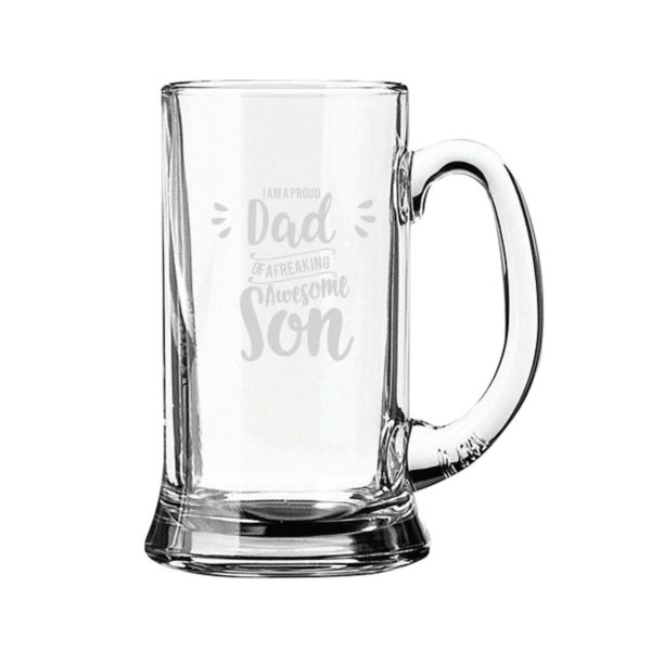 Bowtie Best Dad Beer Mug