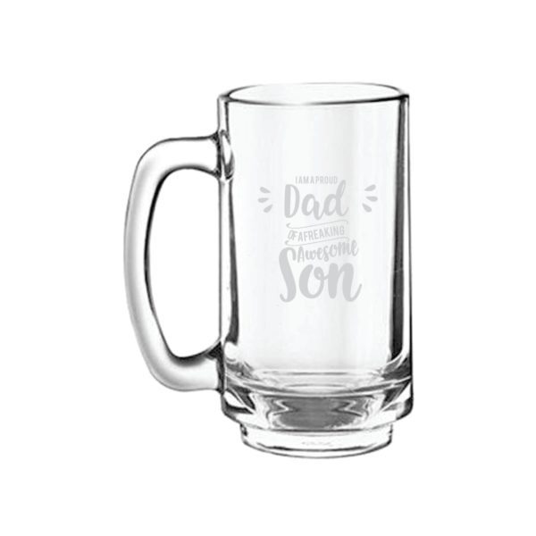 Bowtie Best Dad Beer Mug