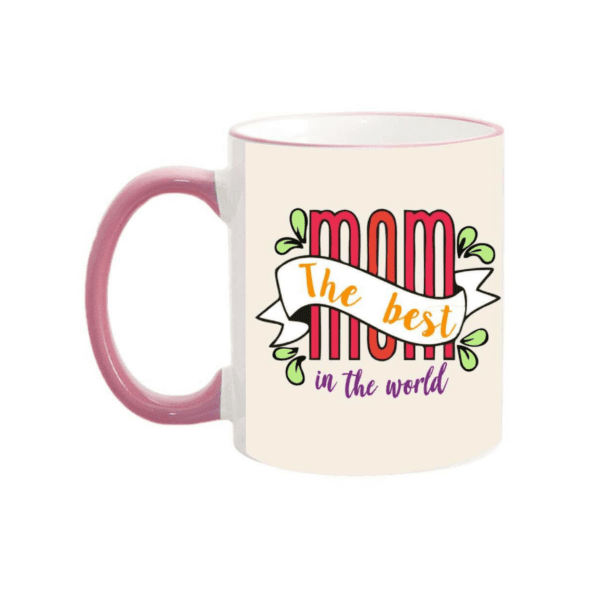 Colorful The Best Mom in the World Coffee Mug