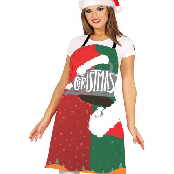 Merry Christmas Printed Christmas apron