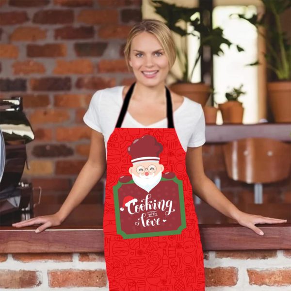 Cooking With Love Christmas Apron