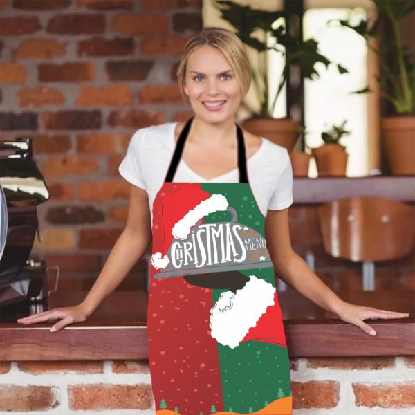 Merry Christmas Printed Christmas apron