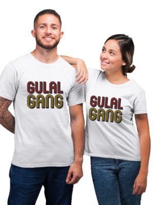 TheYaYaCafe Holi Couple T-Shirts Gulal Gang Drifit Men Women