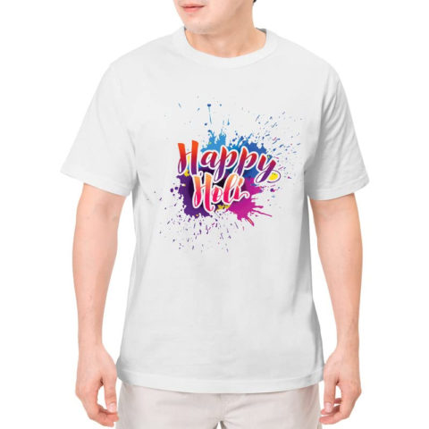 Happy Holi Printed T-Shirt