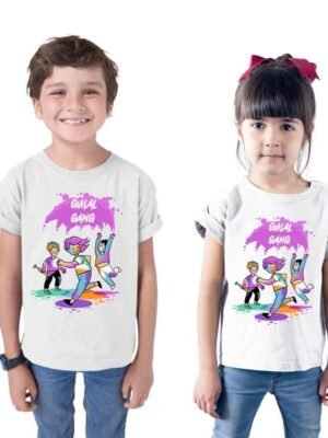 Gulal Gang  Holi Sibling T-Shirts
