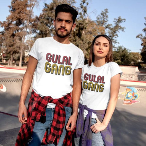 TheYaYaCafe Holi Couple T-Shirts Gulal Gang Drifit Men Women