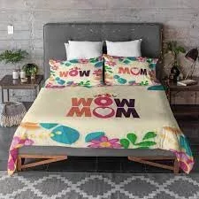 Beautiful Incredible Mom King Size Double Bedsheet with 2 Pillow Covers