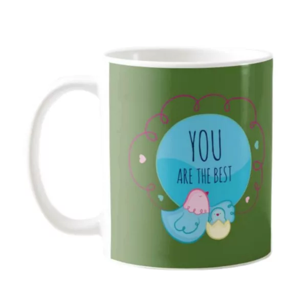 YaYa cafe Mothers Day Gifts for Mom You are The Best Coffee Mug with Coaster