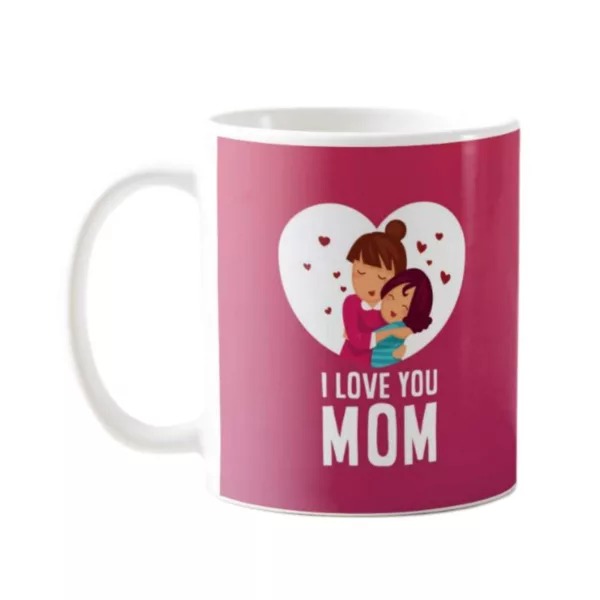 TheYaYaCafe Yaya Cafe Mothers Day Gifts for I Love You Mom Coffee Mug with Coaster