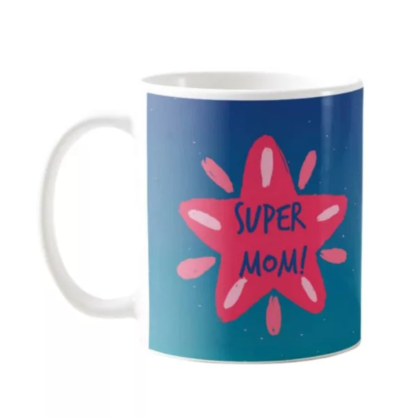 TheYaYaCafe Yaya Cafe Mothers Day Gifts for Super Mom Coffee Mug with Coaster