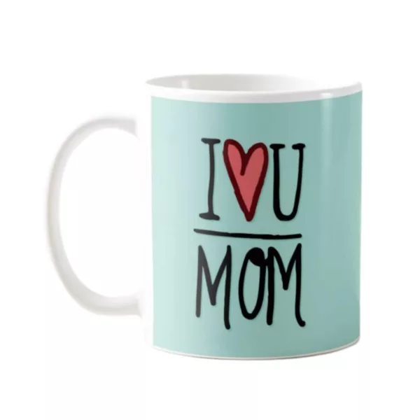 YaYa cafe Mothers Day Gifts for I Love You Mom Coffee Mug with Coaster