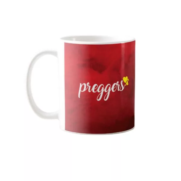 YaYa cafe Mothers Day Gifts for Pregnant Women Preggers Magic Coffee Mug with Coaster