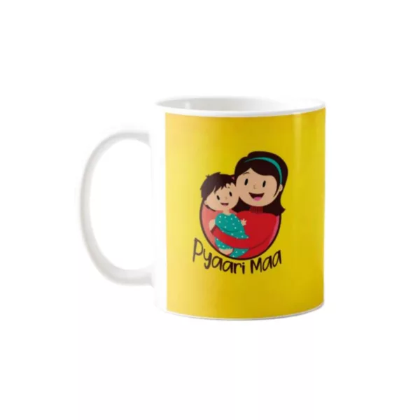 TheYaYaCafe Yaya Cafe Mothers Day Gifts for Pyaari Maa Magic Coffee Mug with Coaster