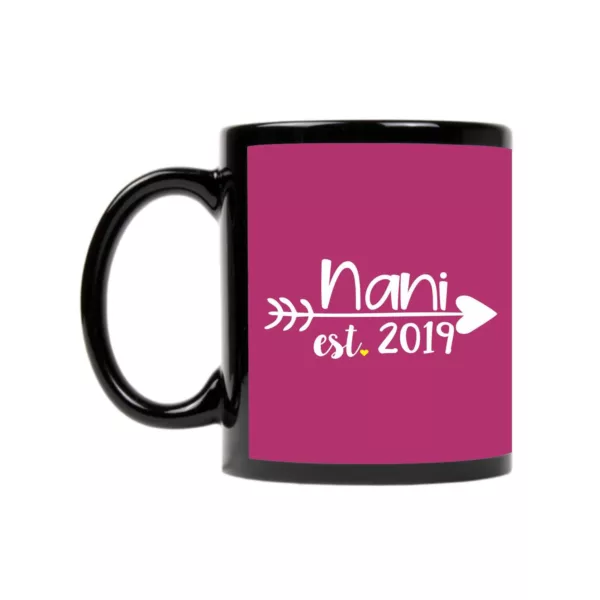 TheYaYaCafe Yaya Cafe Mothers Day Gifts for Grandmother Nani Est. 2019 Coffee Mug with Coaster