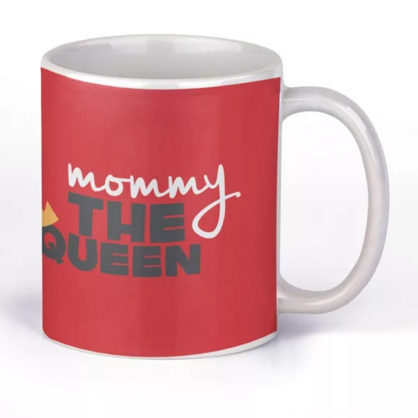 TheYaYaCafe Birthday Gifts for Mom 325ml I Love Mom Printed Coffee Mug with Coaster Combo