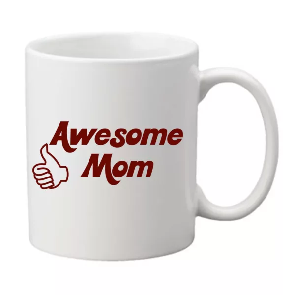 TheYaYaCafe Yaya Cafe Mothers Day Gifts, Awesome Mom Coffee Mug for Mother, Coaster Combo Set of 2