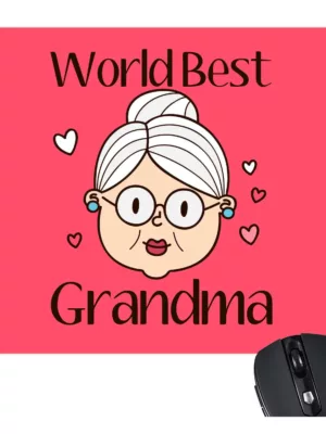 TheYaYaCafe Gifts for Mom Mouse Pad for World Best Grandma