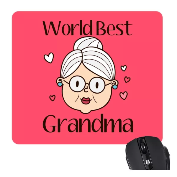 TheYaYaCafe Gifts for Mom Mouse Pad for World Best Grandma