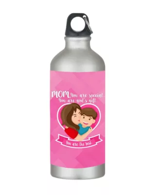 YaYa cafe mom You are Special Sipper Water Bottle for Mother mom for Gym, Office - Stainless Steel - 600 ml